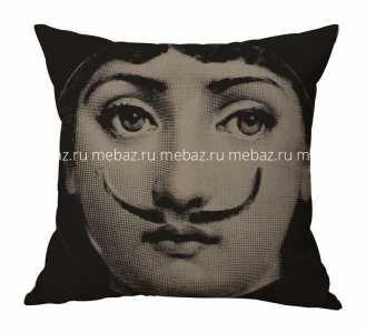 мебель Подушка с портретом Лины Пьеро Форназетти Whiskers