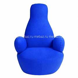 Кресло Bottle Chair синее